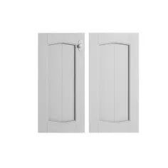 Porta Cozinha RUSTIC branco mate 70 x 35 cm