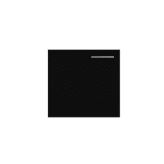 Porta Cozinha LUXURY negro Brilho 56 x 60 cm