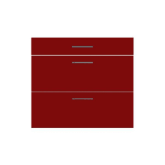 Frente de cajón cocina LUXURY Rojo Brillo 70 x 80 cm