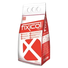 Cemento cola fixicol flexible blanco 5 kg