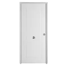 Puerta entrada metal 3C blanco derecha 89x209 cm