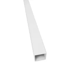 Perfil compensacion para mampara de ducha 40 x 20 mm Blanco