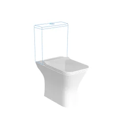  Taza WC con salida dual Corinto Sanidur	