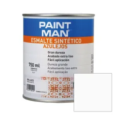 Esmalte sintético azulejos brillante blanco paintman 750 ml