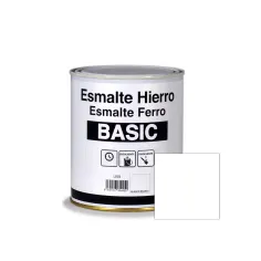 Esmalte ferro liso branco brilhante basic 750 ml