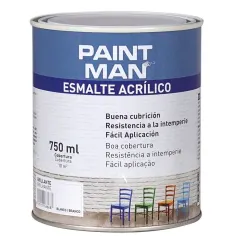Esmalte acrílico paintman brilhante branco 750 ml