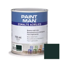 Esmalte acrílico paintman brilhante verde carruagens 750 ml