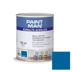 Esmalte acrílico paintman brilhante azul luminoso 750 ml
