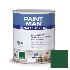 Esmalte acrílico paintman brilhante verde hierba 750 ml
