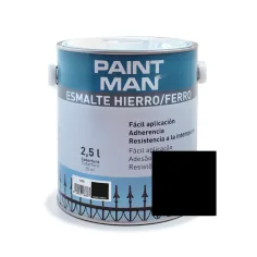 Esmalte ferro liso preto brilhante paintman 2,5 L