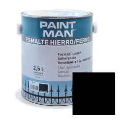 Esmalte hierro forja negro paintman 2,5l