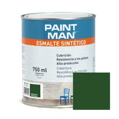 Esmalte sintético verde mayo brillante paintman 750 ml