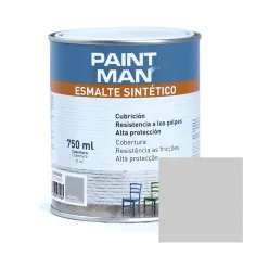 Esmalte sintético cinzento pérola acetinado paintman 750 ml