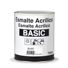 Esmalte acrílico basic brillante blanco 750 ml