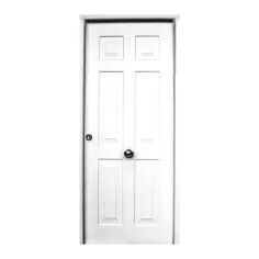 Puerta de entrada blanca yedra derecha 210 x 90 cm
