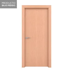 Puerta de Interior badajoz melamina roble trigo derecha 203 x 72,5 cm