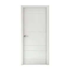 Porta Munique Lacada Branca Direita 203 x 75 cm