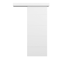 Kit puerta corredera lacada LOR blanca 72,5 cm