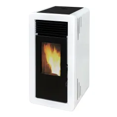 Estufa pellet Brenda 10kW blanca