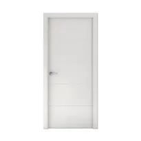 Puerta ONS blanco derecha con tapajuntas 203x72,5 cm