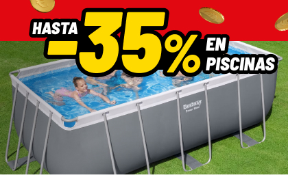 -35% en piscinas