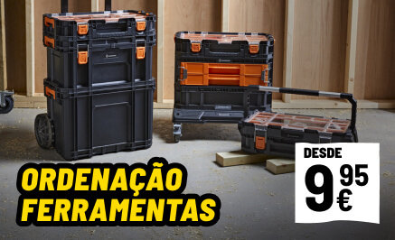 Transporte as suas ferramentas com estilo: carrinhos, malas e sacos