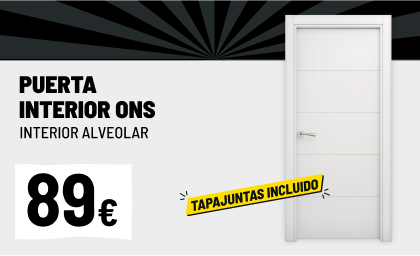 Puerta Ons blanca 72,5cm derecha con tapajuntas