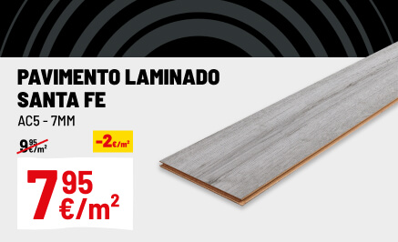 Pavimento Laminado Flutuante Santa Fé Ac5 138,3X19,3 Cm