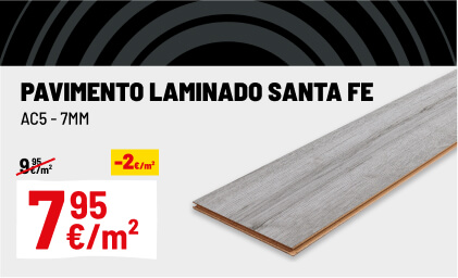 Pavimento Laminado Flutuante Santa Fé Ac5 138,3X19,3 Cm