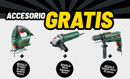 Promo Bosch con accesorio gratis