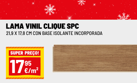 Pavimento Vinil Clique SPC Carvalho com isolamento incorporado Harmonia