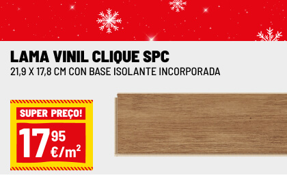 Pavimento Vinil Clique SPC Carvalho com isolamento incorporado Harmonia