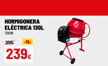 Hormigonera eléctrica 130L