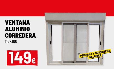 Ventana aluminio corredera